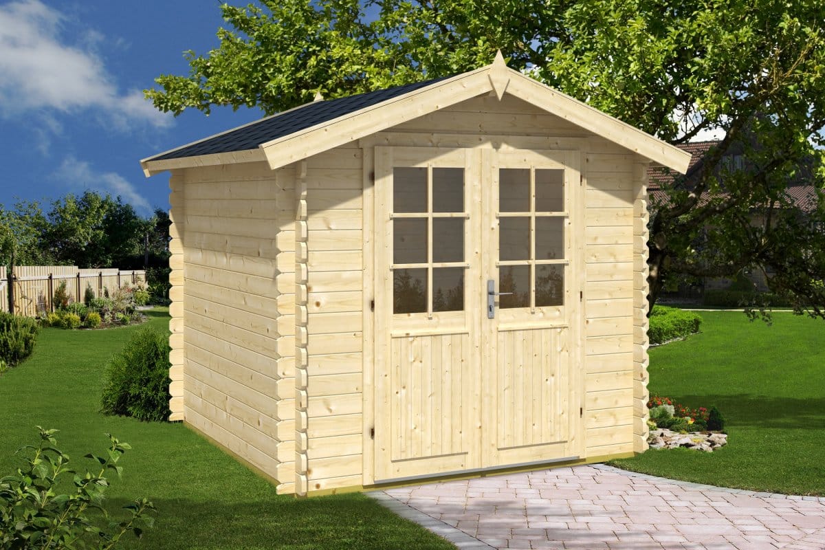 Summer House &amp; Garden Shed Anita M 5m² / 28mm / 2,5 x 2,5 m 