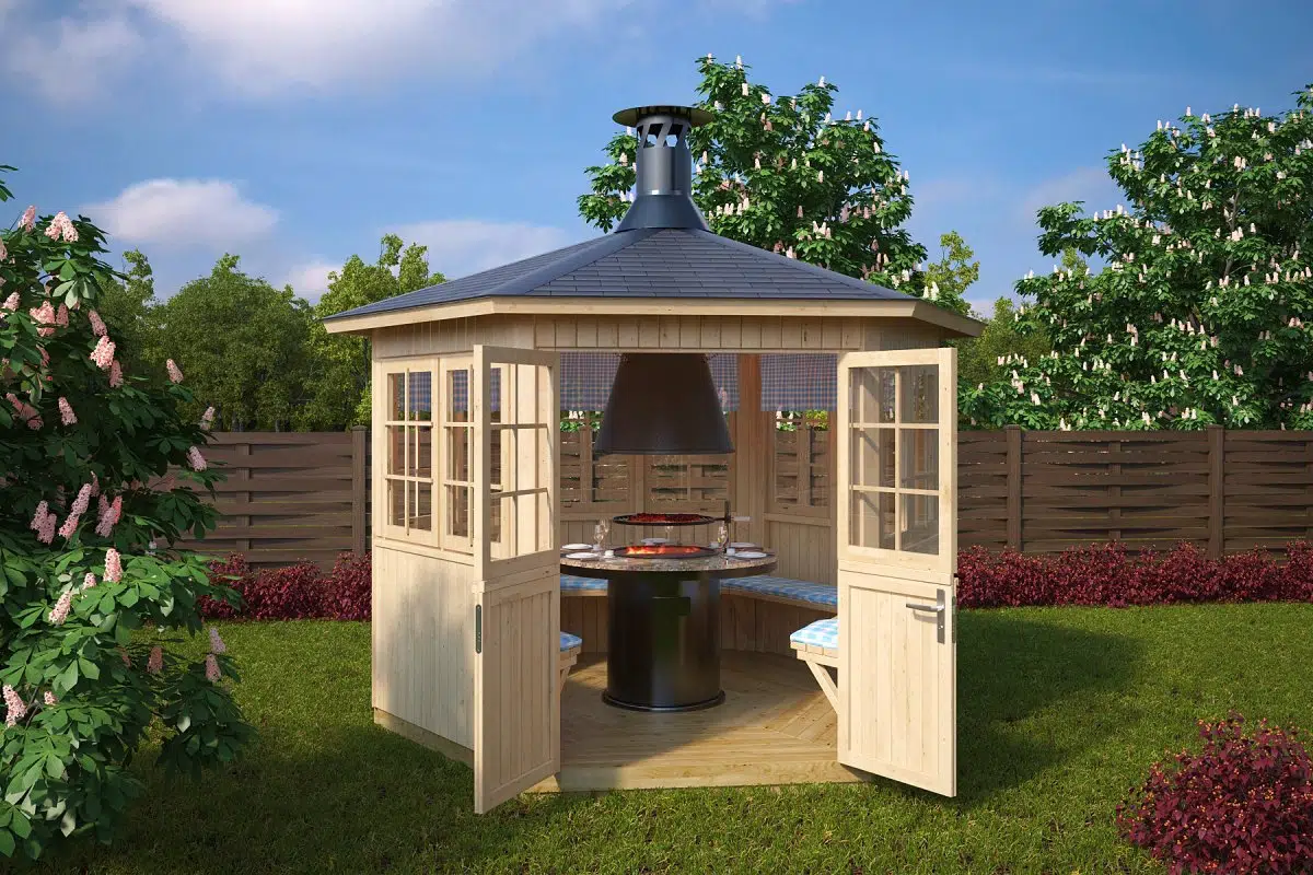 Garden BBQ Hut Festival 6m² / 21mm / 3 x 2,6 m – Summer 