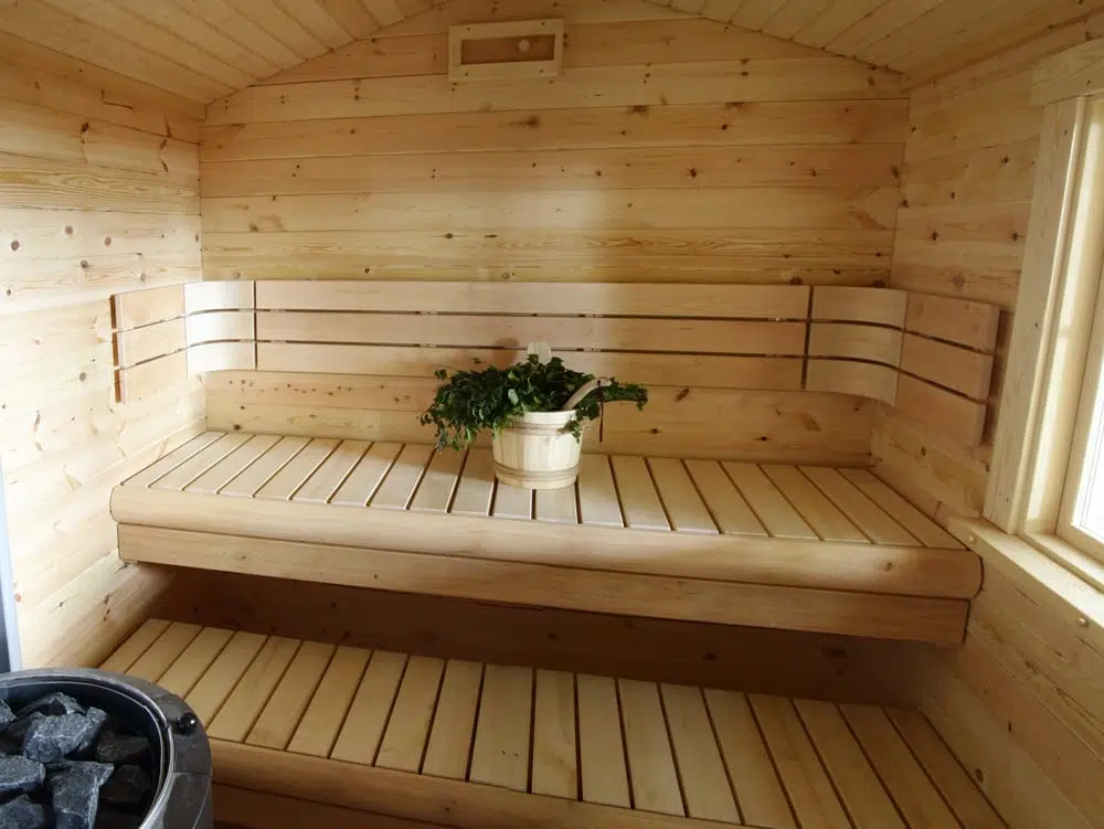 Sauna Shed Mika 8m² / 58mm / 2,2 x 4,2 m – Summer House 24