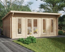 Large Garden Hobby Room Barbados 21m² / 44mm / 5,9 x 4,1 m