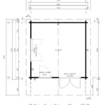 Garden House Marcus B 14.5m² | 44mm | 4.1×4.1m