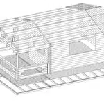 Summer House with Veranda Armin XL 25m² / 70mm / 5 x 8 m