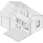 Garden log cabin "Oklahoma" 30m² | 6 × 6 m