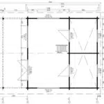 Garden log cabin "Liverpool" 26m² | 5 x 5 m