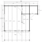 Summer house with shed "Jan" 25m² | 6 × 5 m | 58mm