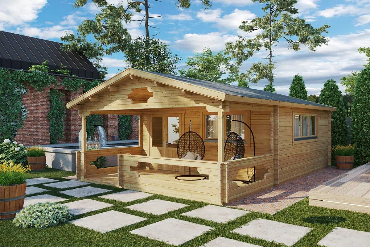 XL summer house with veranda