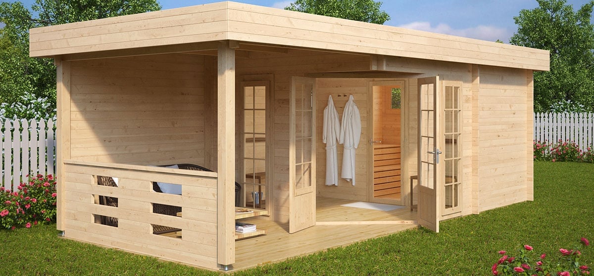 How to build a Finnish Sauna Cabin fast and inexpensively – Summer 