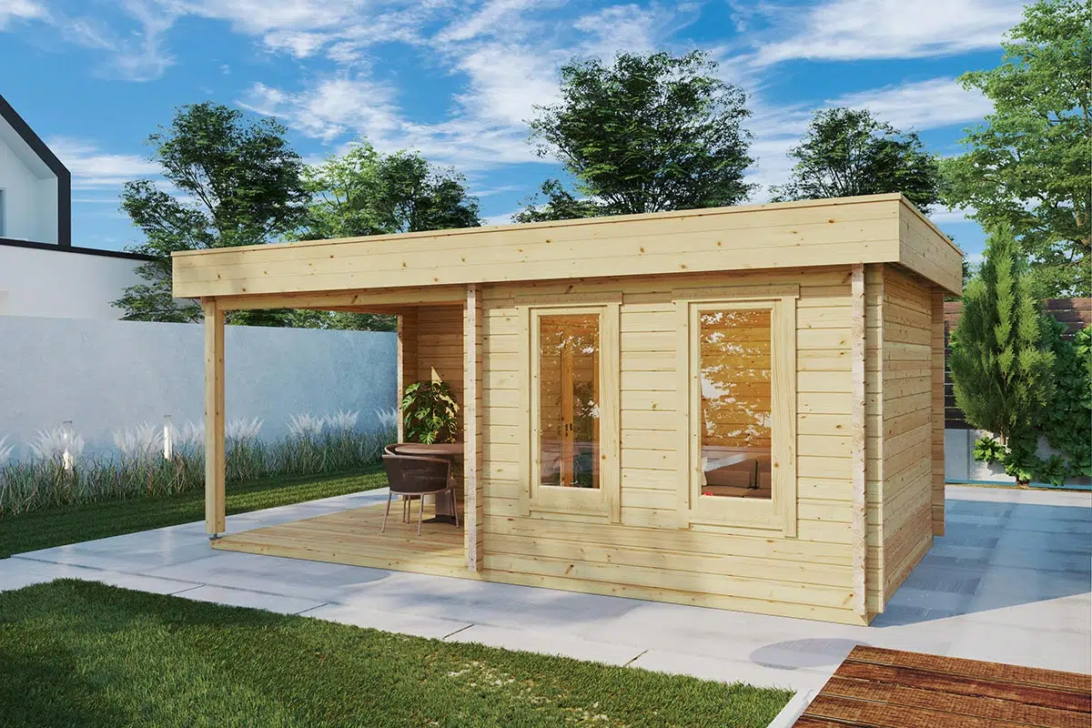 Summer house with terrace