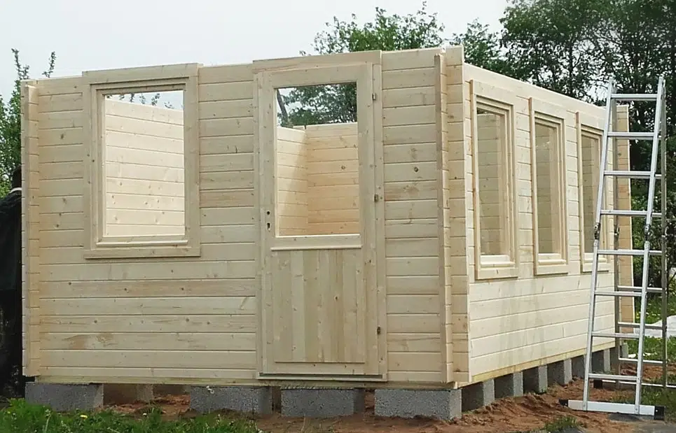 Installing a Self Build Garden Room