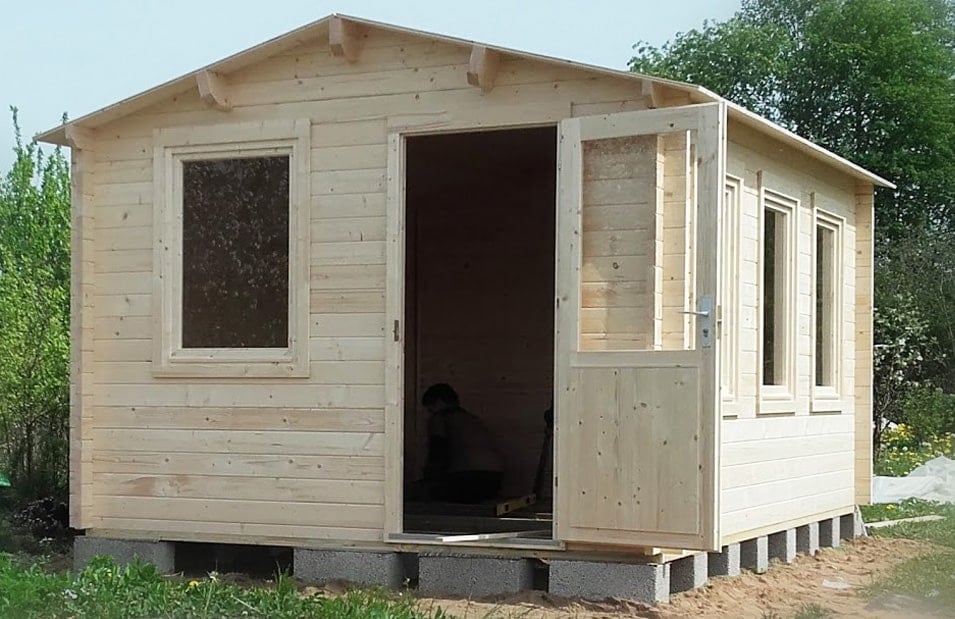 Self build garden room