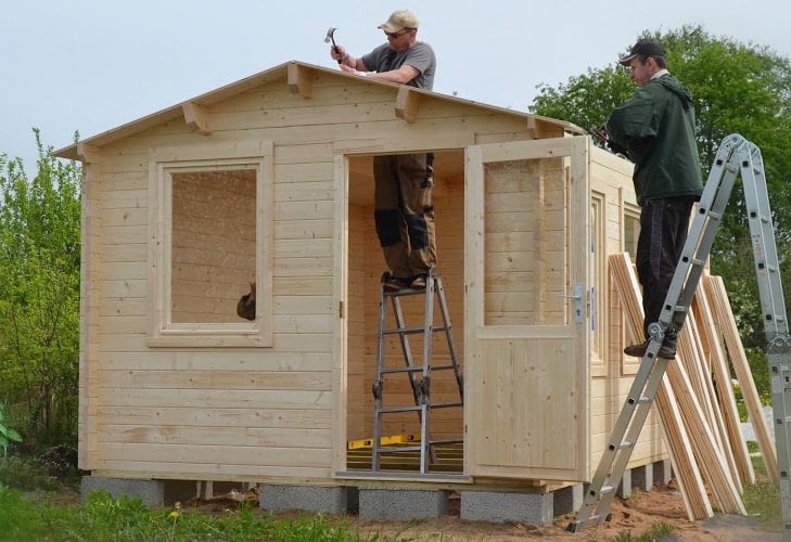 Self assembly garden room