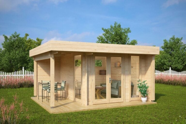 Build Your Own Cheap DIY Garden Offices & Rooms, Summer House 24