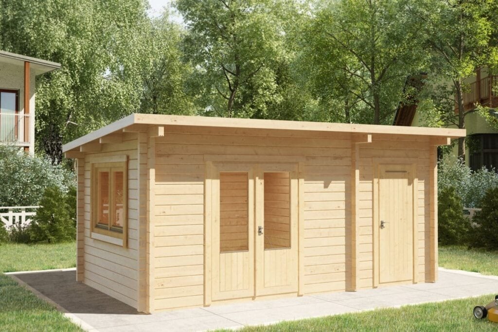 Garden Room and Shed Combined