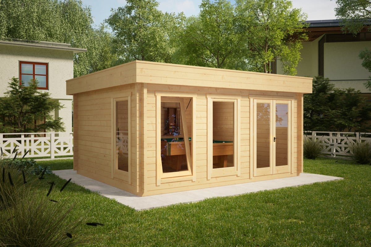 Large Garden Summer House Ian D 18m² / 58mm / 5 x 4 m – Summer House 24