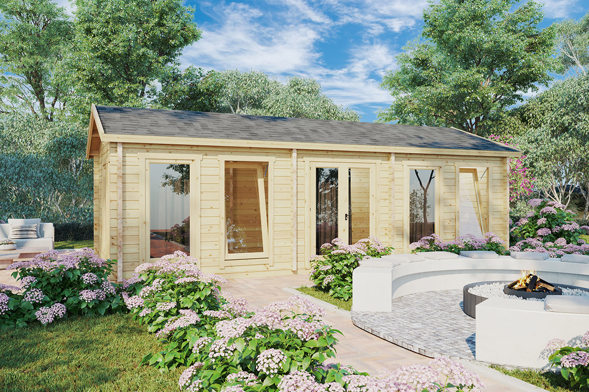 Large Garden Room C 30m² / 70mm / 4 x 8 m