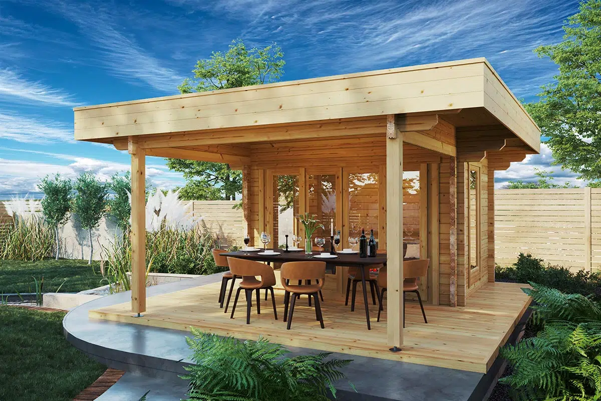 Summer House with Veranda Remo 8m² 5x5m Summerhouse24