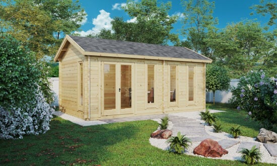 Garden Room Linda 16m2 3 x 6 m 44mm