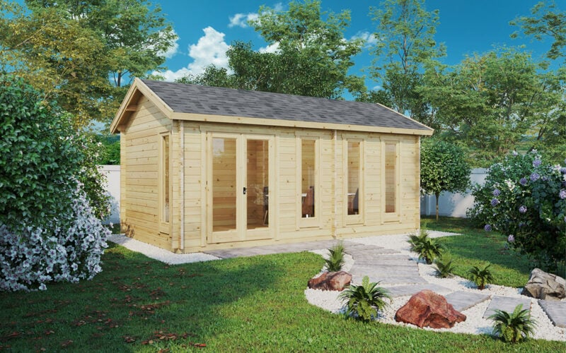 Garden Log Cabin Linda 16m² | 3 x 6 m | 44mm