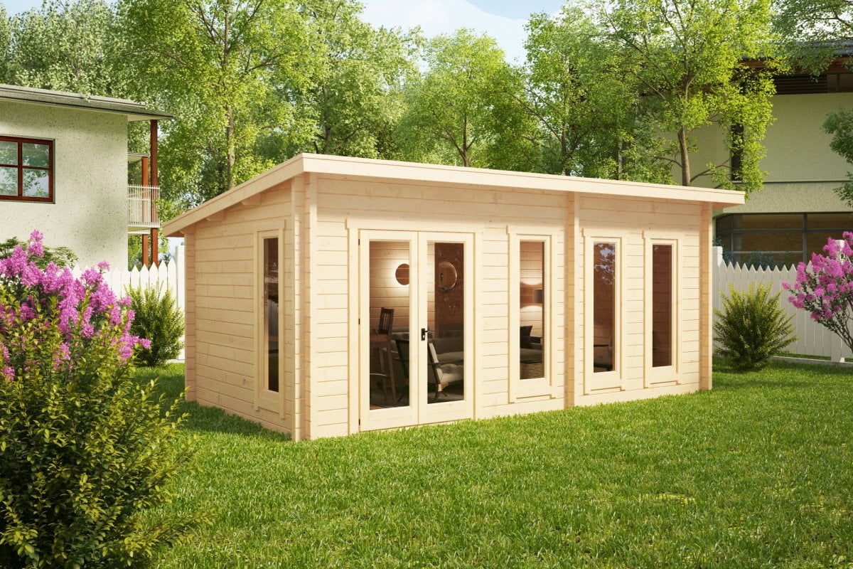 Garden Room Liam 16m2 / 6 x 3 m / 44mm – Summer House 24