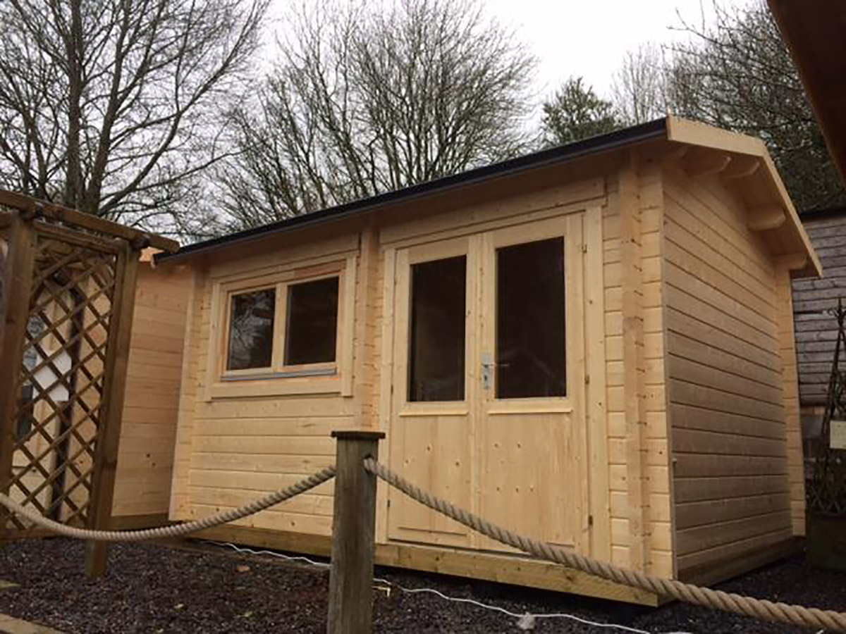 Garden Sauna Cabin Finland 11m2 3 x 4 m 70mm