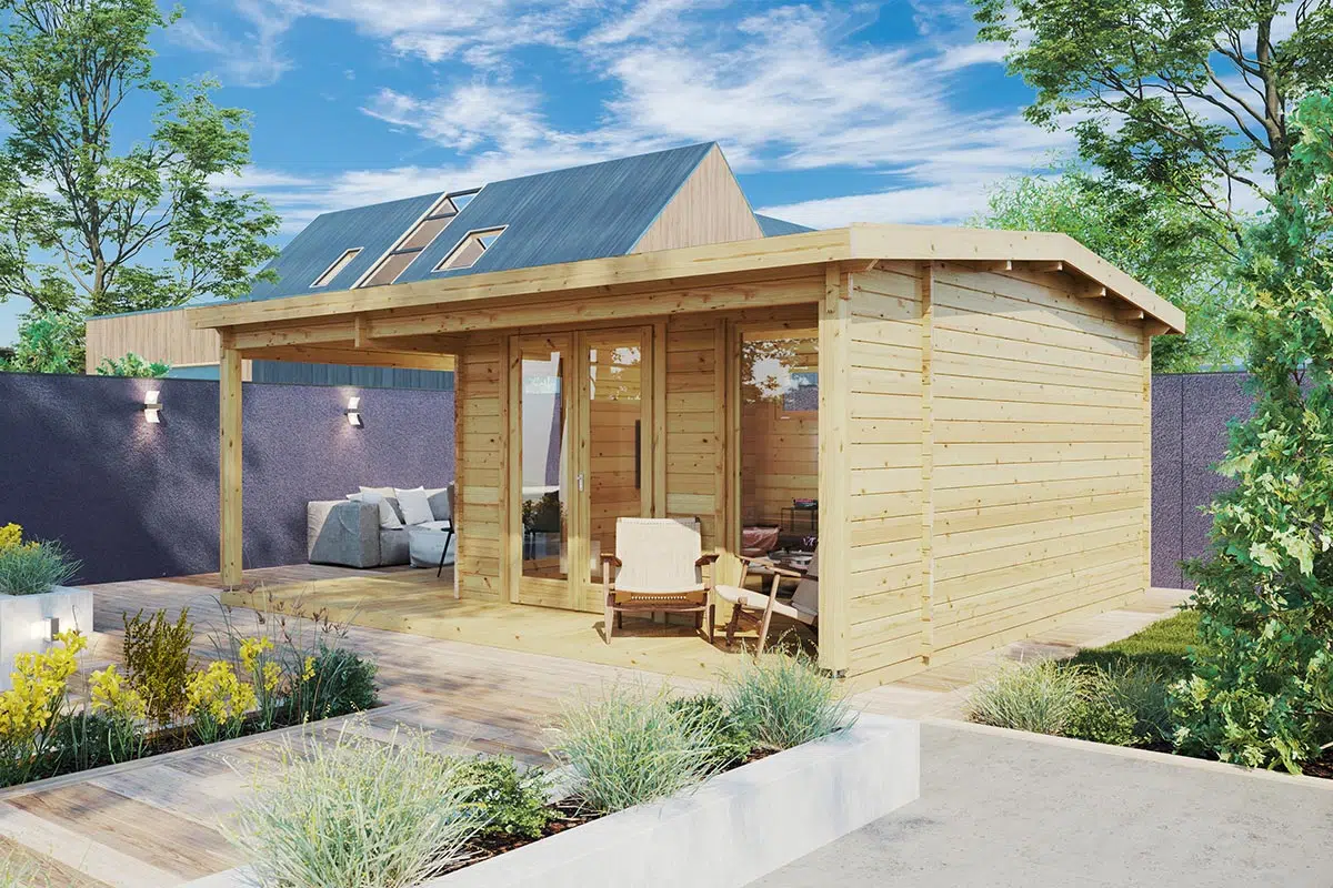Large wooden garden studio