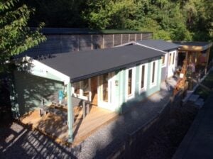 Garden rooms, Sauna Cabin and BBQ Hut on display at our site in Totnes | SummerHouse24
