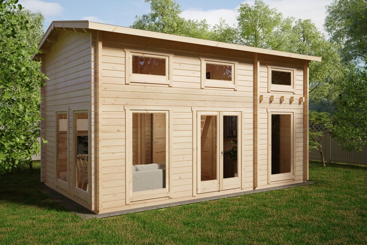 Large Garden Log Cabins Beautiful Design Summerhouse24