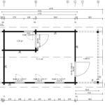 Log Cabin with Internal Shower Room & WC Martin I 15 m² | 6 x 3.3 m | 70mm