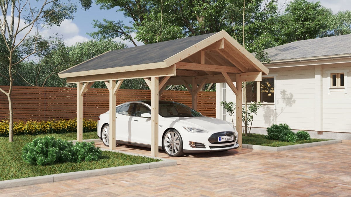 Wooden Carport Henley