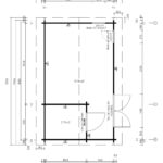 Wooden Garden House with Internal Shower Room Mia 115m² | 5 x 3 m | 44mm