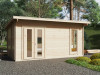 Timber Lodge Mia 2 with internal shower room WC / 5 x 3 m / 15m2 / 44mm