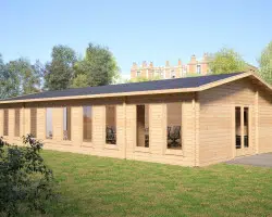 Timber Cabin Classroom-Conference Room / 14 x 7 m / 88 mm / 93 m2