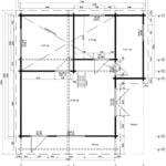 2 Bedroom Log Cabin with Loft Dallas 42m² | 7×7m | 70mm