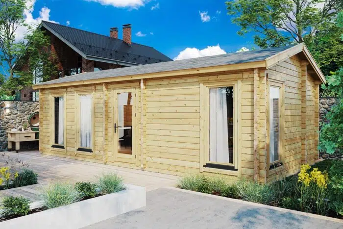 One bedroom log cabin "Holiday M" | G0316 One bedroom log cabin or granny annexe