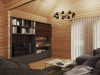 Log Cabin with Two Bedrooms and Sleeping Loft - Holiday Max 2 (65m2 / 12 x 7,5m / 92mm)