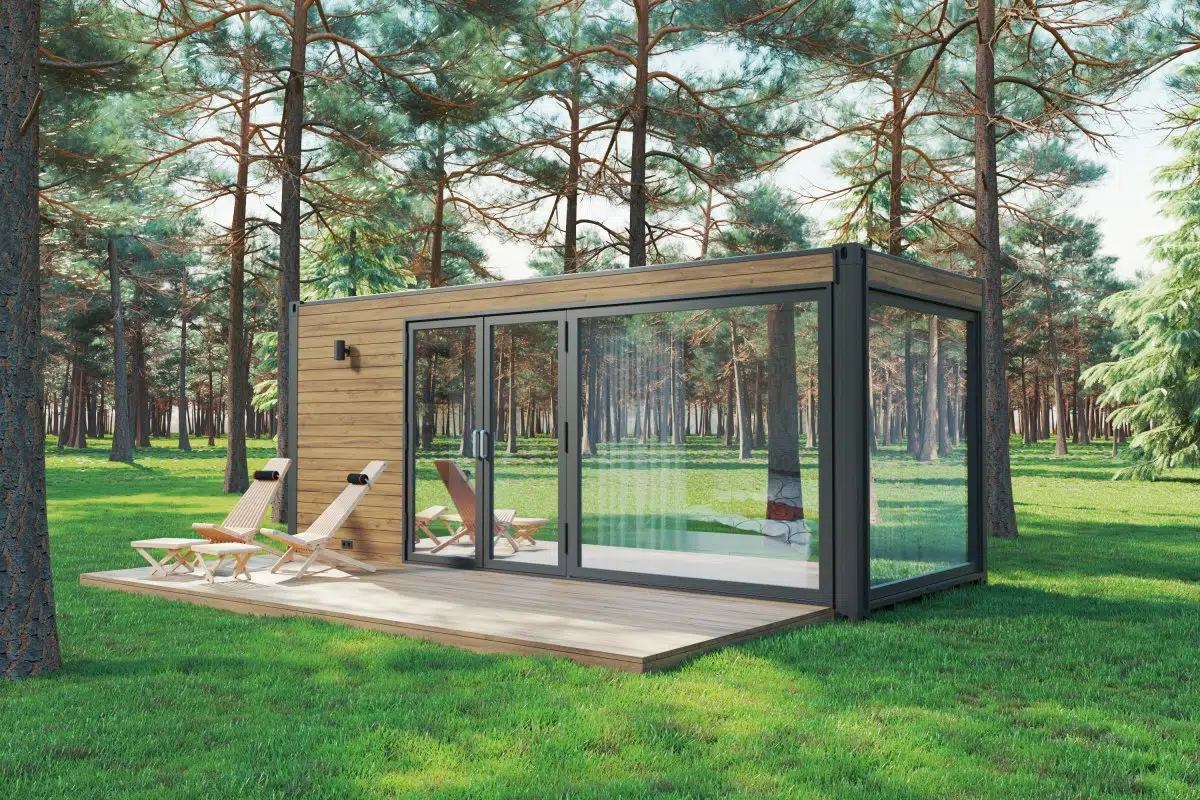 container v2 L Store ECO-FRIENDLY Tiny Home, Mini Home at Lowest Value
