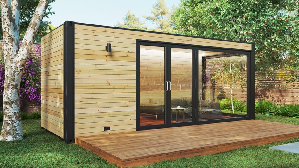 Eco-friendly Garden Pod PopUpHut 13.2m² / 6 x 2.5 m – Summer House 24