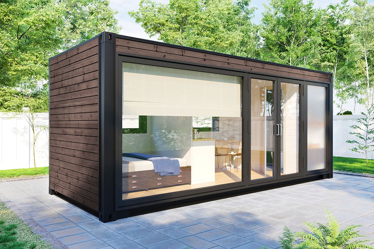 Container cabin with shower room V-3 – Summer House 24