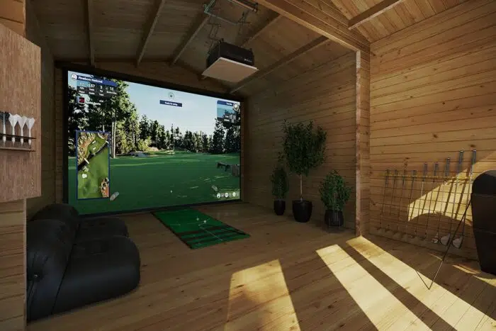 Garden Golf Simulator Room-1  6 x 4 m | 70mm