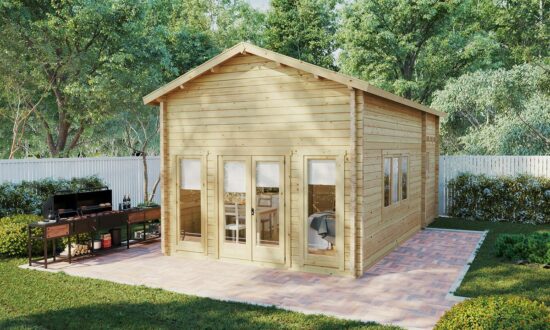 Log cabin with sleeping loft Stefan 1