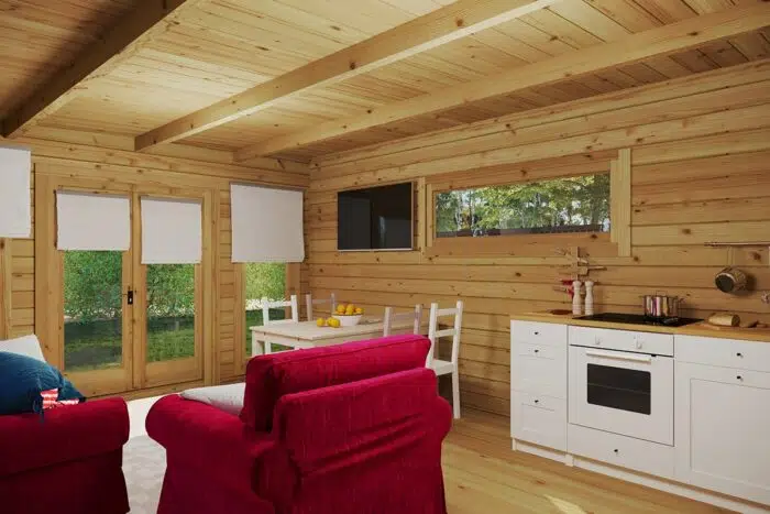 One Bedroom Timber Granny Cabin Stefan-3