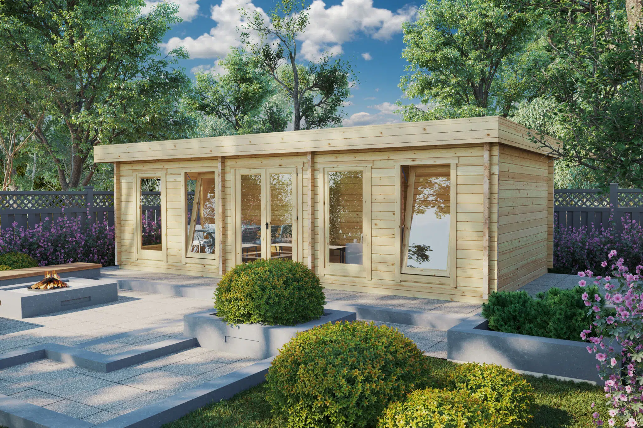 Wooden Prefab Garden Rooms For Sale in UK SummerHouse24