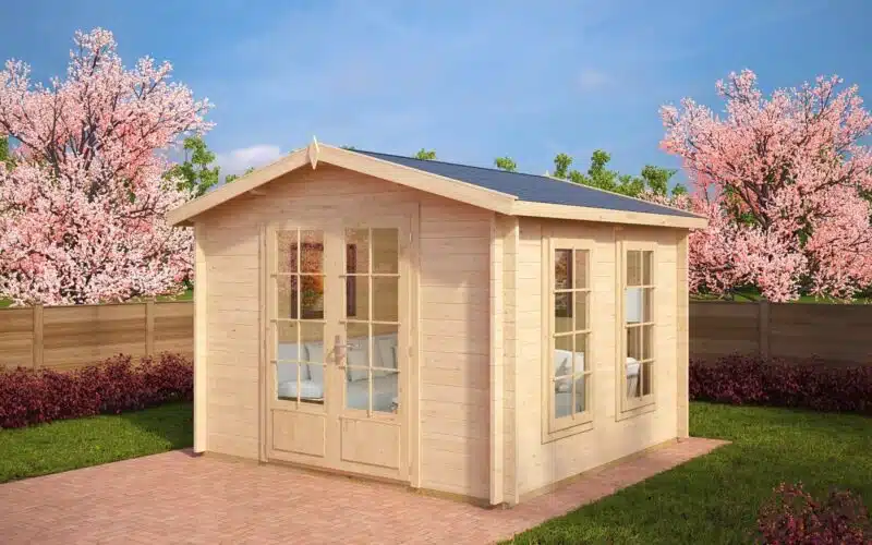 Garden Log Cabin Nora B 8,5m² / 40mm / 3,2 x 3,2 m