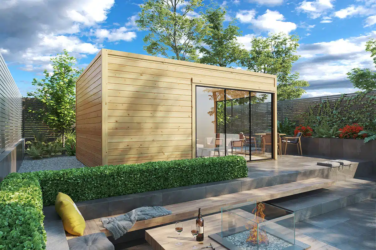 Contemporary Garden Room Grace QUBE Alu