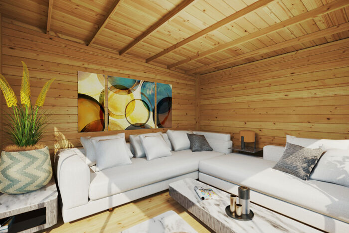 Garden studio "Olivia ALU" inside view