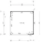 Contemporary Garden Room Olivia ALU 44mm | 3.8 x 3.8 m