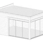 Modern Garden Room Grace ALU 44mm | 19m² | 5 x 3.8 m