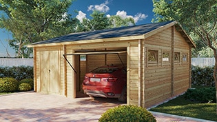 Wooden Garages and Carports For Sale