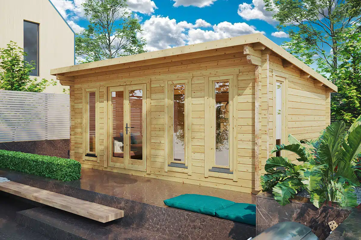 Large Garden Room Barbados 21m² / 44mm / 5.9 x 4.1 m / G0097