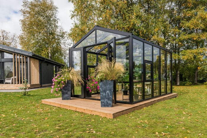 Premium Garden Glass House 'Stella 9-14m²'